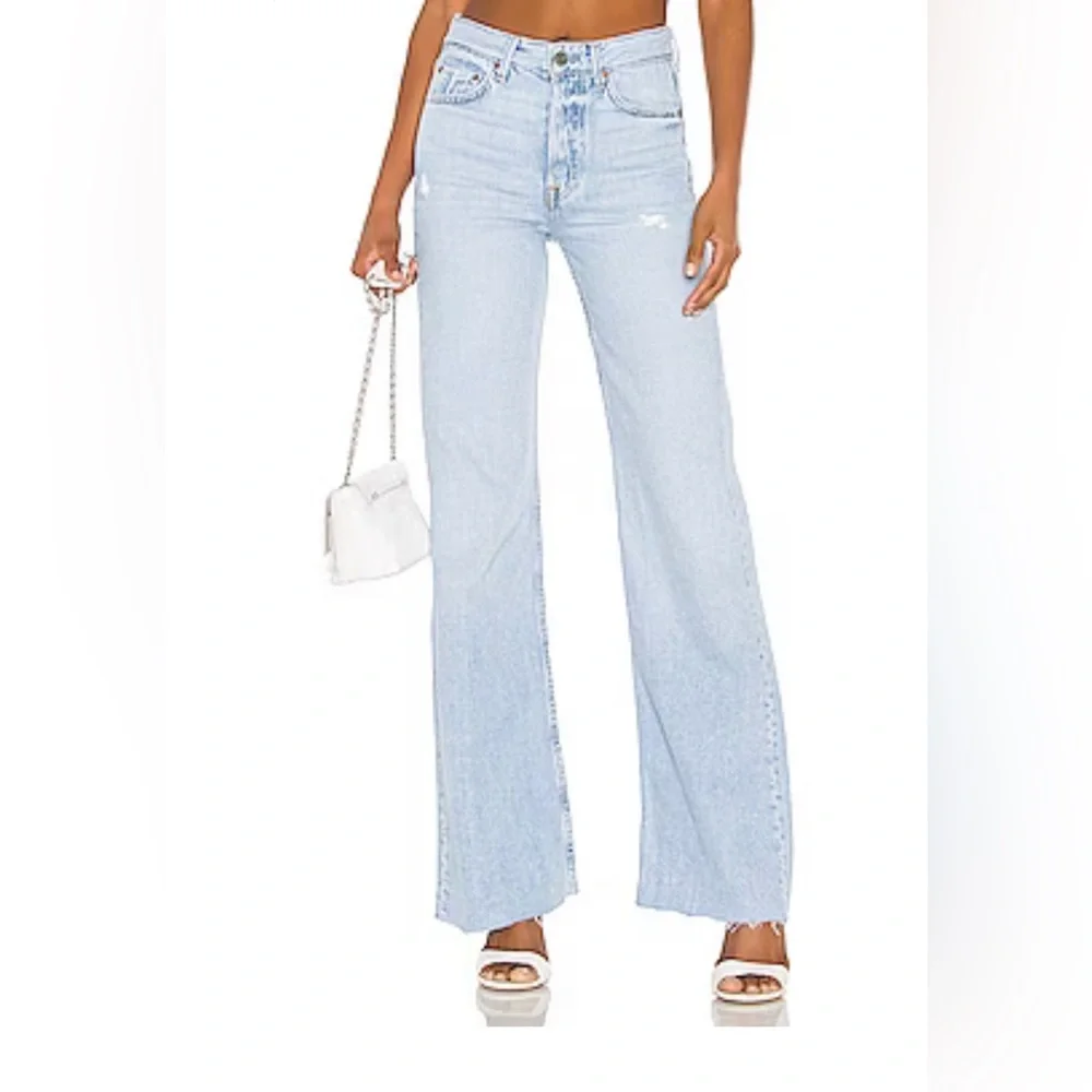 GRLFRND Carla Wide Leg Jeans Size 30 - Picture 9 of 10
